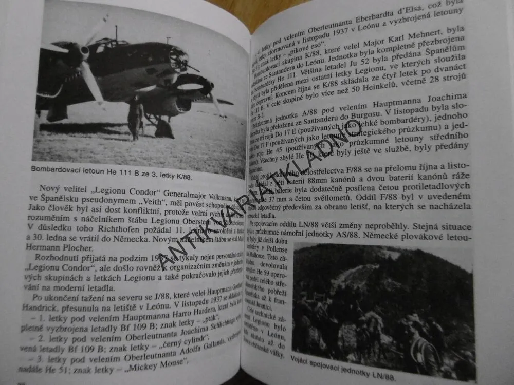 LEGION CONDOR, SKOTNICKI, LETECTVÍ, VÁLKA
