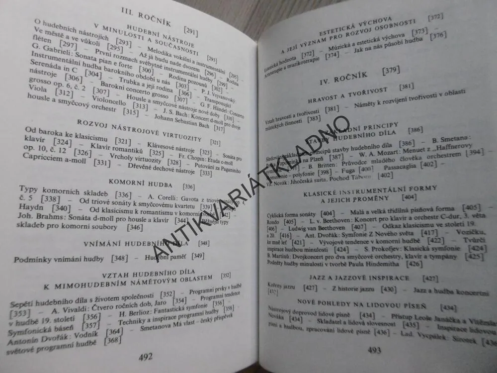 HUDEBNÍ VÝCHOVA 2., STŘEDNÍ PEDAGOGICKÉ ŠKOLY, HUDBA A JEJÍ SVĚT