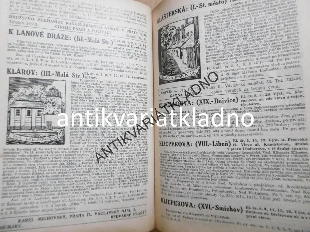 STEHLÍK HISTORICKÝ A ORIENTAČNÍ PRŮVODCE PRAHA,