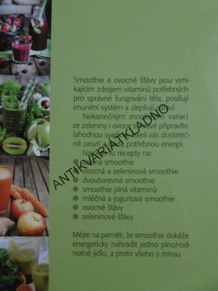 SMOOTHIE, ZDRAVÍ V KAŽDÉM DOUŠKU, **an