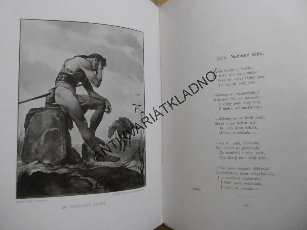 OHLAS PÍSNÍ ČESKÝCH, 1896, ČELAKOVSKÝ, **an