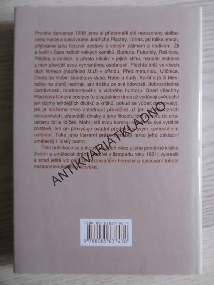 JINDŘICH PLACHTA - DOBRÁK OD KOSTI, LADISLAV TUNYS, **an