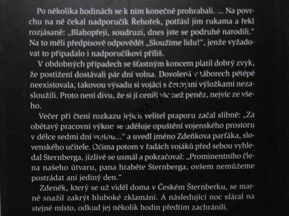 ARISTOKRAT, ŽIVOT ZDEŇKA STERNBERGA, VLADIMÍR VOTÝPKA, **an