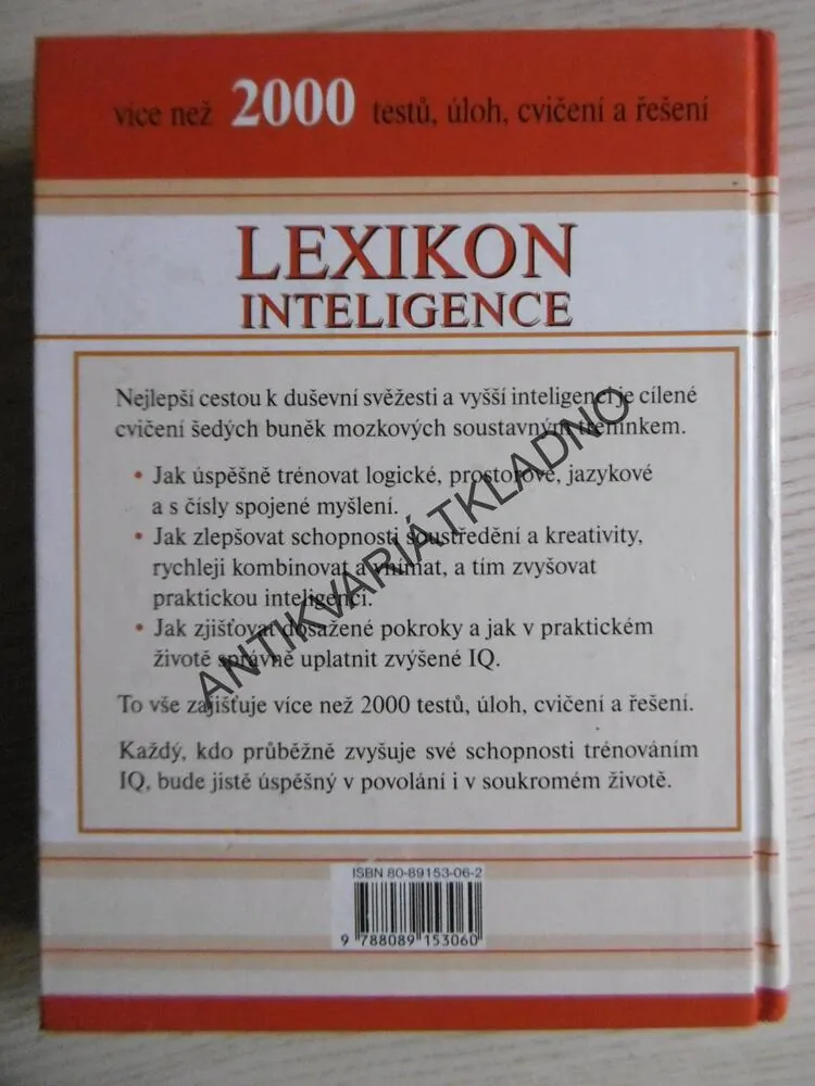 LEXIKON INTELIGENCE, RYCHLÁ CESTA K VYŠŠÍMU IQ, **an