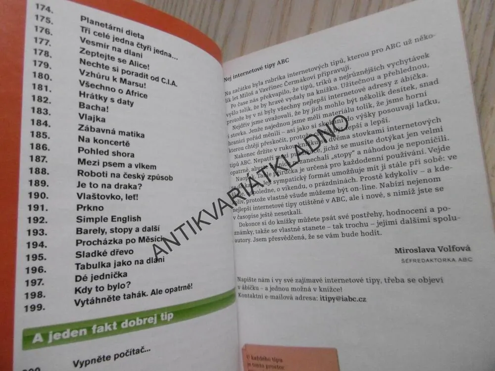 ABC 199+1 FAKT DOBREJ TIP, MILOŠ A VAVŘINEC ČERMÁKOVI, **an