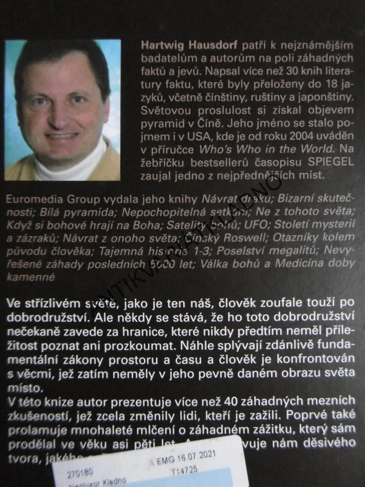 MEZNÍ ZÁŽITKY, HARTWIG HAUSDORF, **an