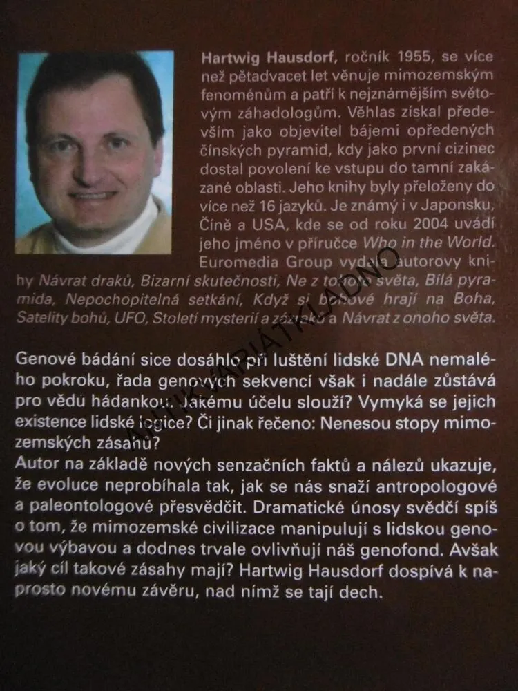 OTAZNÍKY KOLEM PŮVODU ČLOVĚKA, HARTWIG HAUSDORF, **an