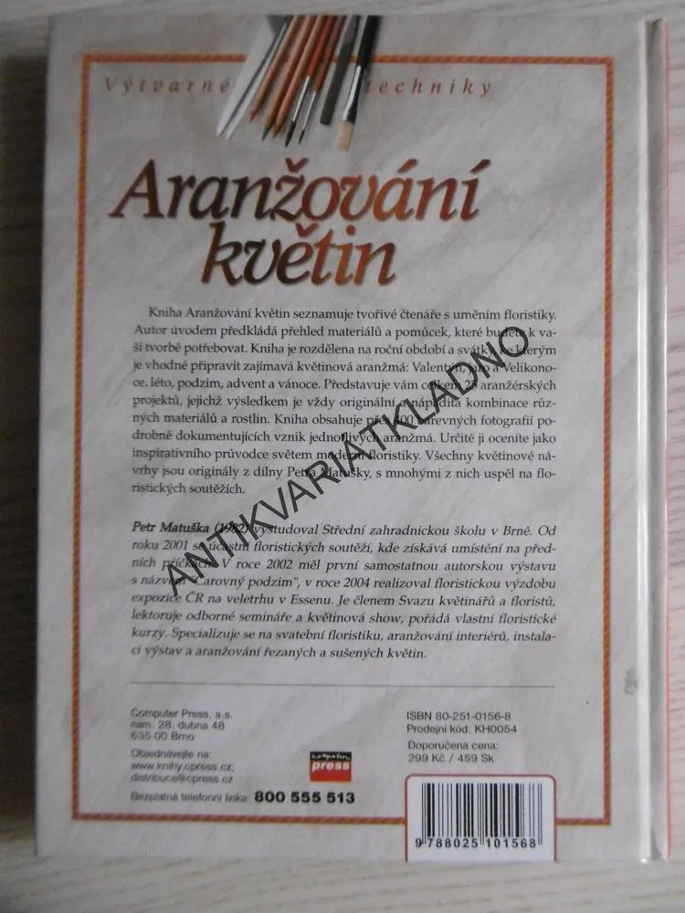 ARANŽOVÁNÍ KVĚTIN, PETR MATUŠKA **an