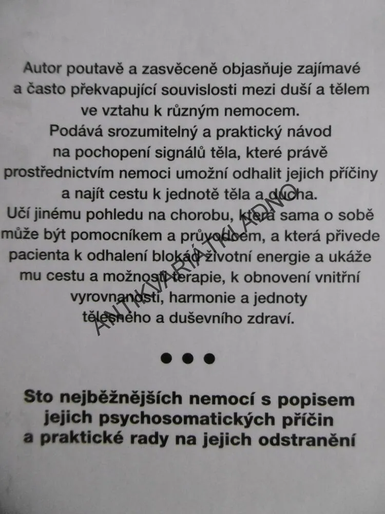 SKRYTÝ VÝZNAM NEMOCI, KURT TEPPERWEIN, **an