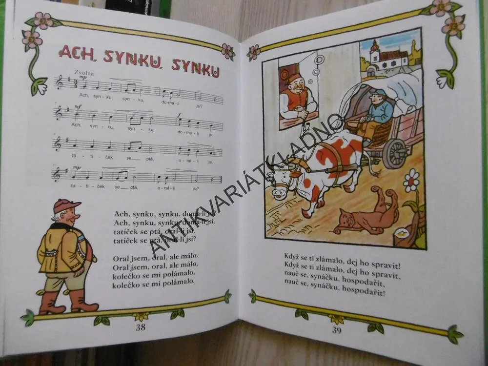 VELKÝ ZPĚVNÍK LIDOVÝCH PÍSNIČEK, JOSEF LADA,, **an