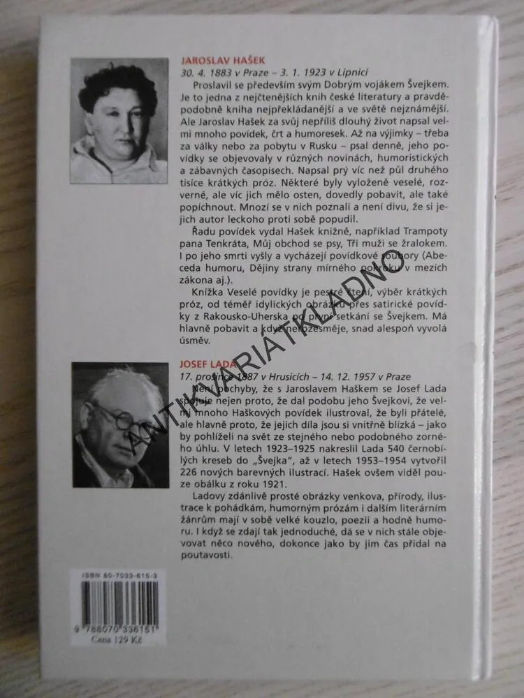 VESELÉ POVÍDKY, JAROSLAV HAŠEK, JOSEF LADA, **an
