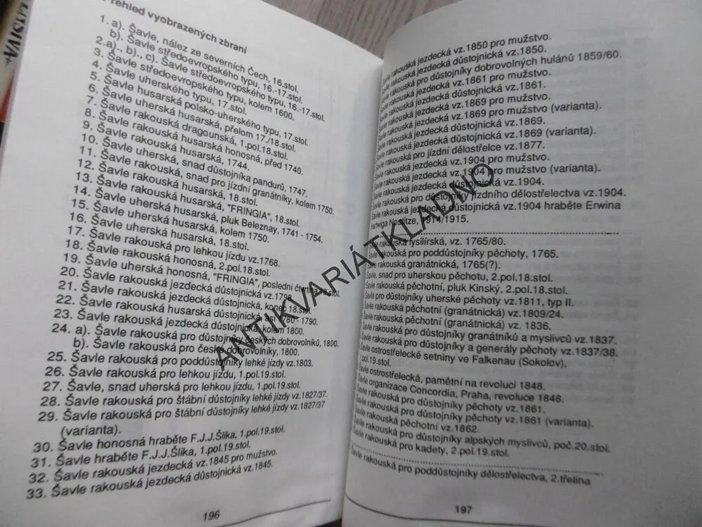 CHLADNÉ ZBRANĚ, ŠAVLE HABSBURSKÉ MONARCHIE 16.-20. STOL., PETR KONOPISKÝ, PETR MOUDRÝ