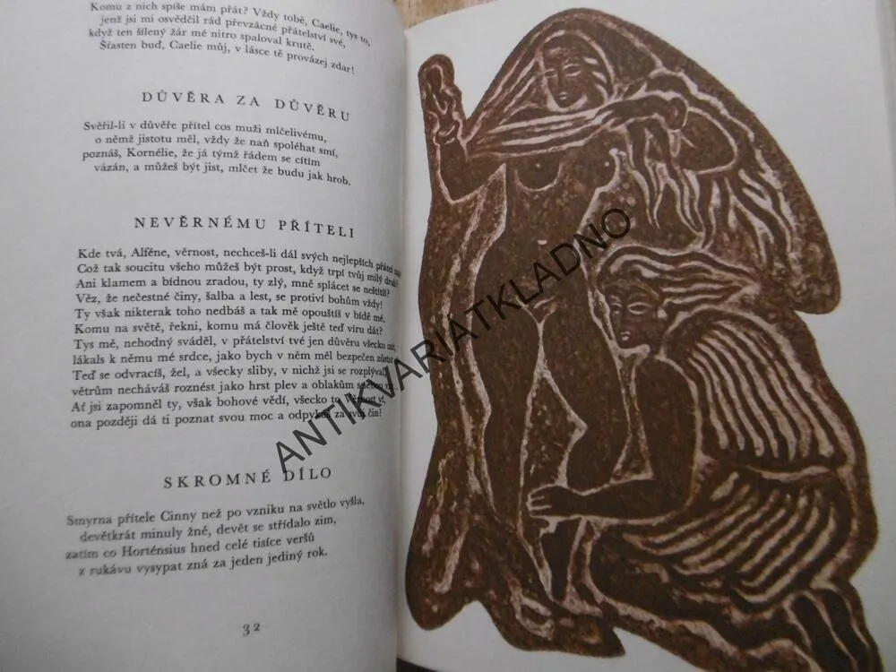 TRIUMVIROVÉ LÁSKY, KATULLUS,TIBULLUS, PROPERTIUS, **an