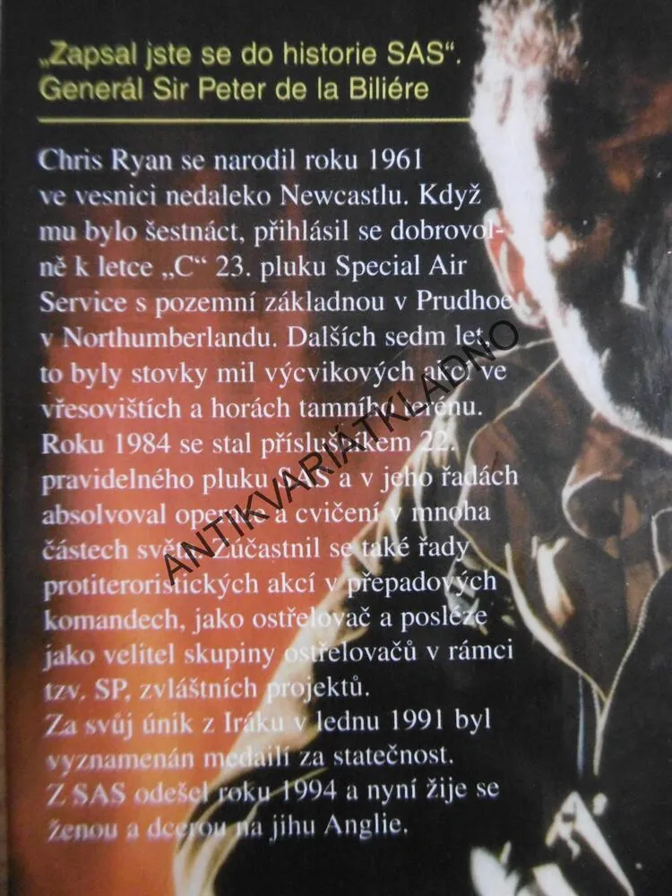 JEDINÝ UNIKL, CHRIS RYAN, **an