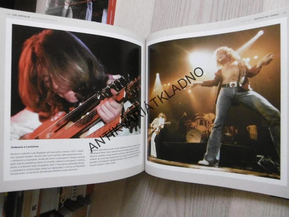 LED ZEPPELIN, ILUSTROVANÁ BIOGRAFIE, 200 PŮVODNÍCH A DOSUD NEPUBLIKOVANÝCH FOTOGRAFIÍ, **an