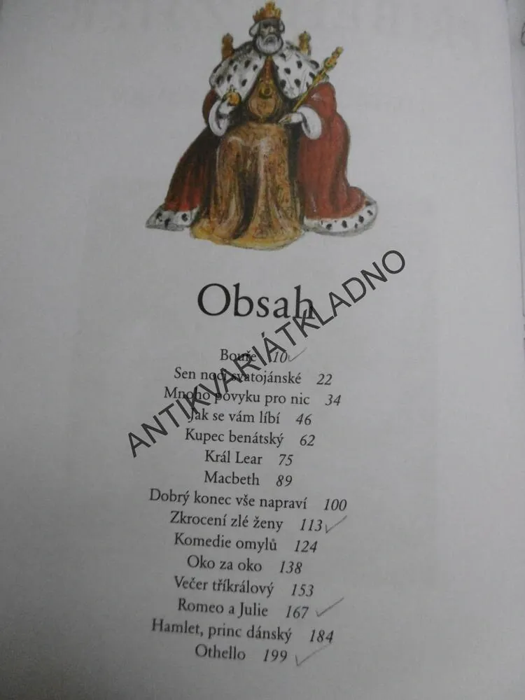 PŘÍBĚHY Z HER, WILLIAM SHAKESPEARE, KAREL TOMAN, **an