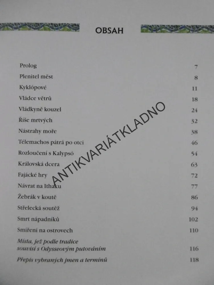 PUTOVÁNÍ ODYSSEOVO, PŘÍBĚH Z ODYSSEIE, ROSEMARY SUTCLIFF, ALAN LEE,**an