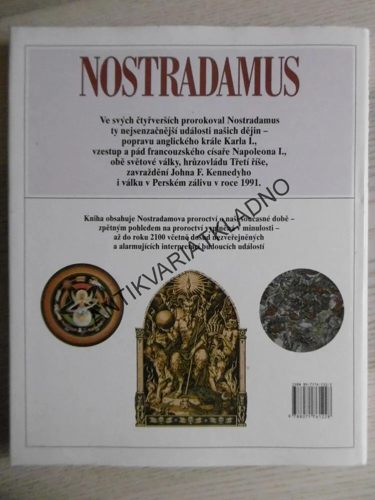 NOSTRADAMUS, VELKÁ KNIHA PŘEDPOVĚDÍ, FRANCIS X.KING,**an