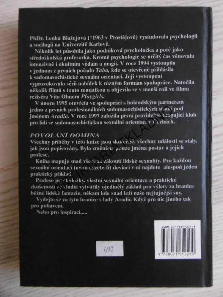 POVOLÁNÍ DOMINA, LENKA BLAŽEJOVÁ, **an