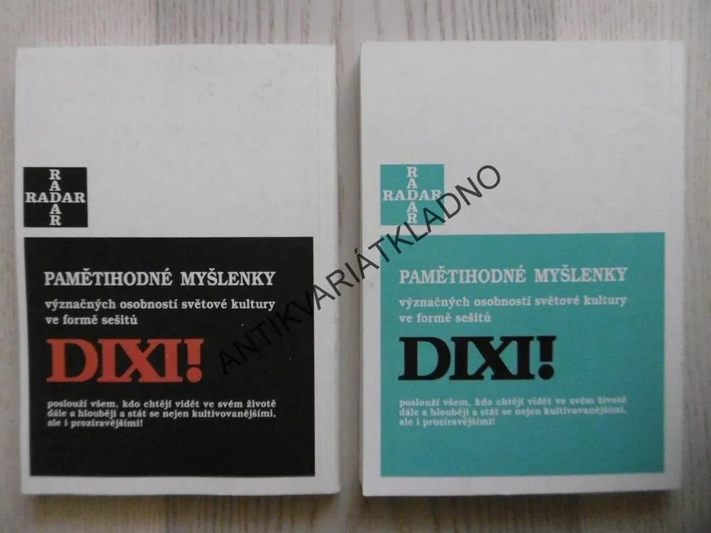 DIXI!, MOUDRÉ RADY DO ŽIVOTA, NÁZORY NA LÁSKU, 2 DÍLY, **an