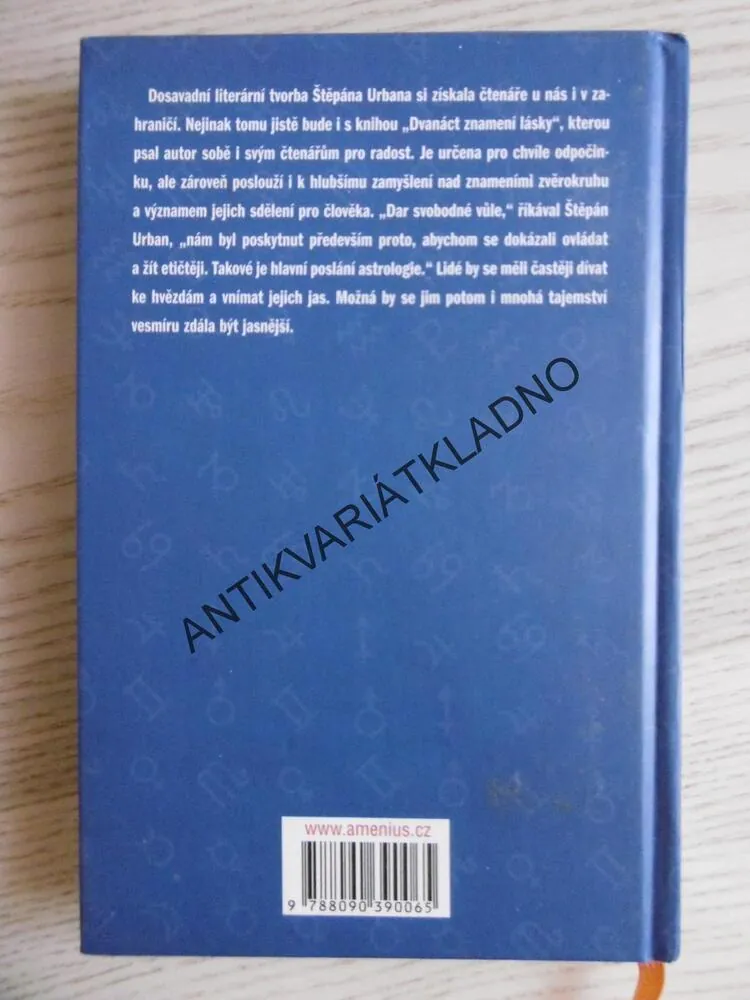 DVANÁCT ZNAMENÍ LÁSKY VE SVĚTĚ ASTROLOGIE, ŠTĚPÁN URBAN, **an