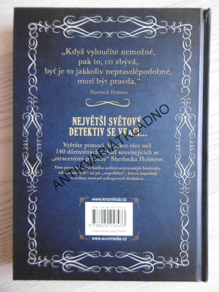 HÁDANKY A HLAVOLAMY SHERLOCKA HOLMESE, DR. JOHN WATSON, **an