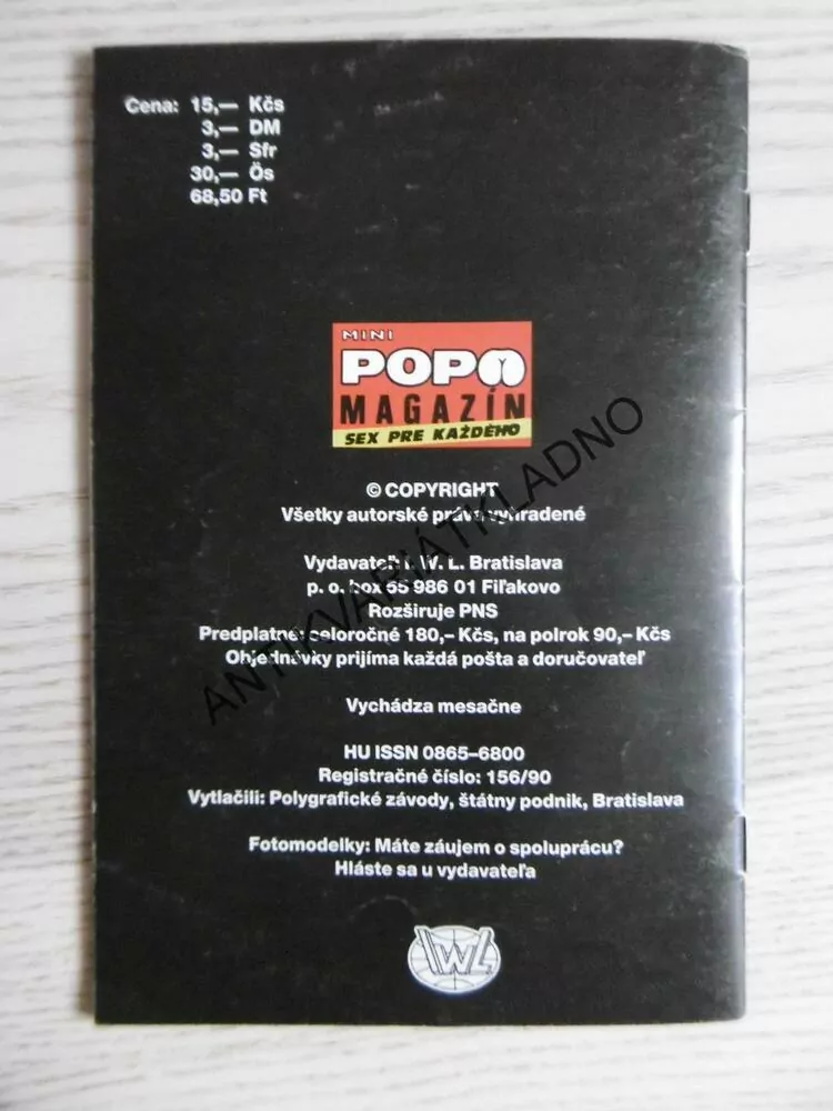 MINI POP MAGAZÍN, 6/91