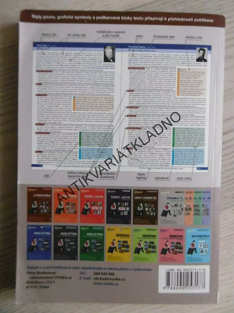 OBSAHY A ROZBORY DĚL K LITERATUŘE