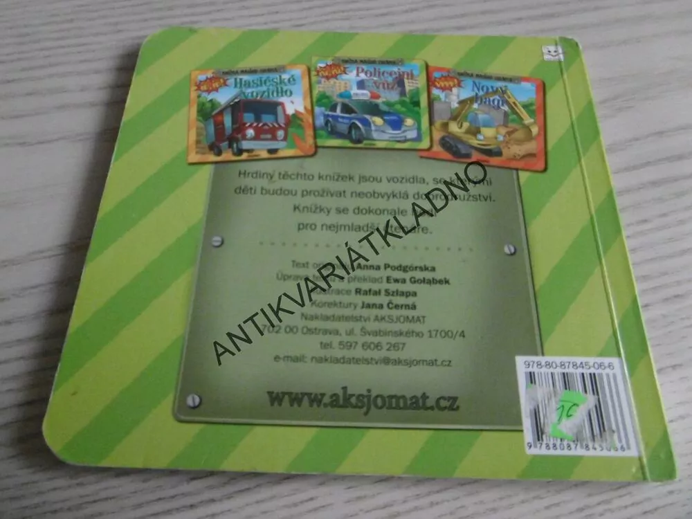 POLICEJNÍ VŮZ, KNÍŽKA MALÉHO CHLAPCE, **an
