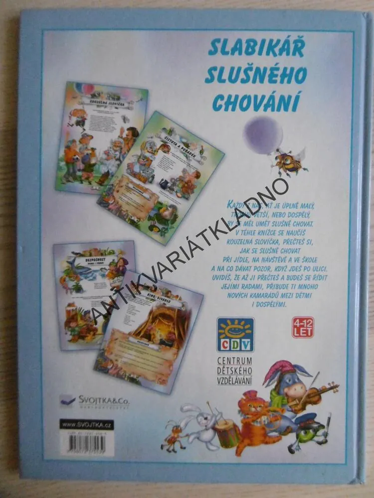 SLABIKÁŘ SLUŠNÉHO CHOVÁNÍ, JIŘÍ DVOŘÁK, **an