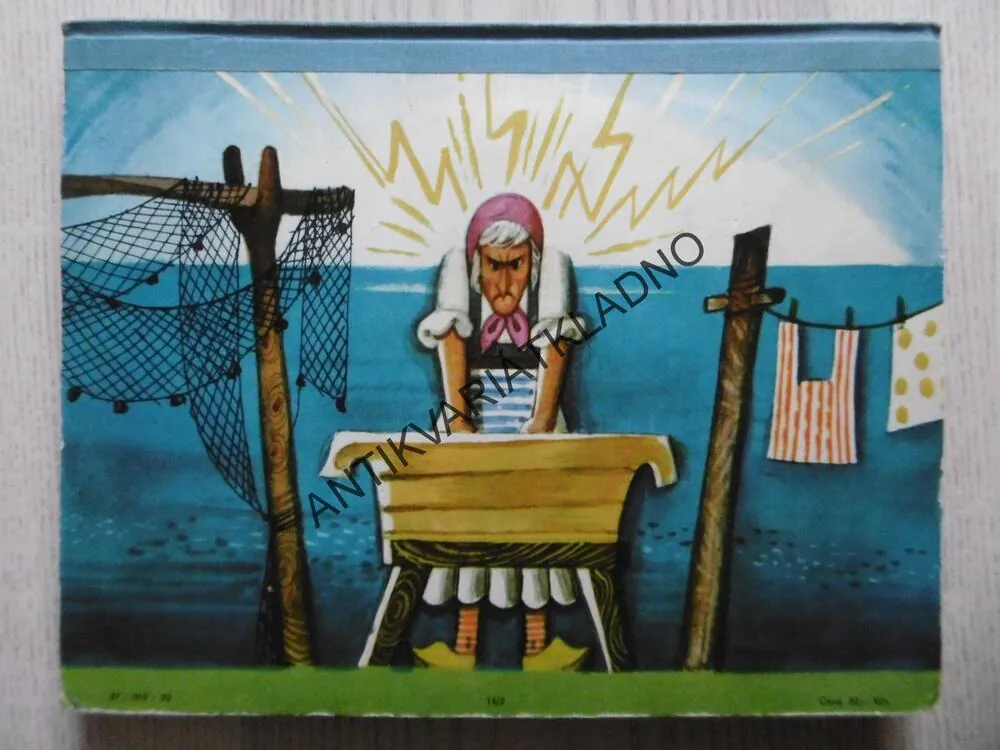 O RYBÁŘI A JEHO ŽENĚ, VOJTĚCH KUBAŠTA, 1970, PROSTOROVÉ LEPORELO,