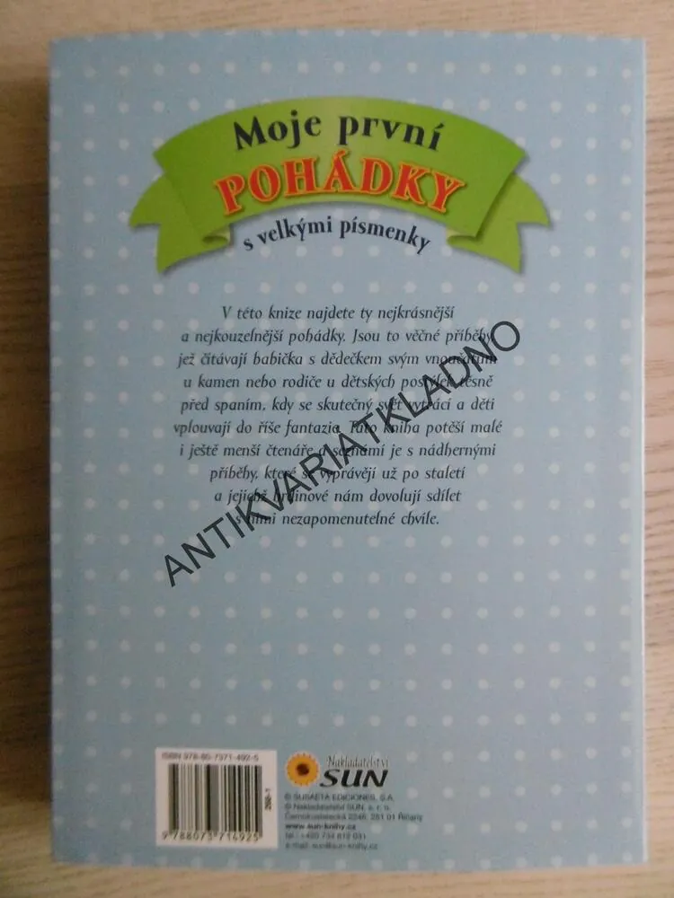 MOJE PRVNÍ POHÁDKY S VELKÝMI PÍSMENKY, **an