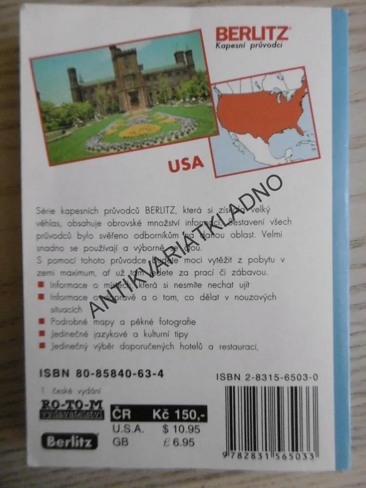 USA, PRŮVODCE, **an