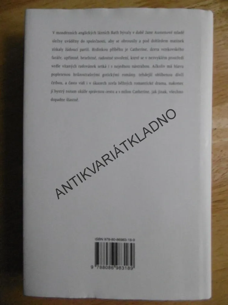 OPATSTVÍ NORTHANGER, JANE AUSTENOVÁ