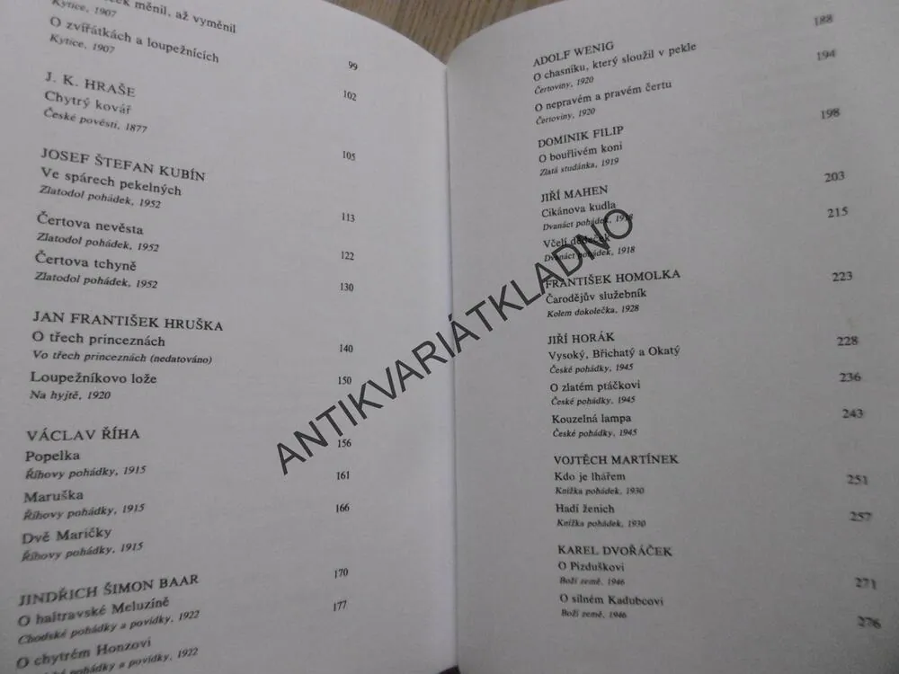 ŠPALÍČEK ČESKÝCH POHÁDEK, MILOSLAV JÁGR, **an