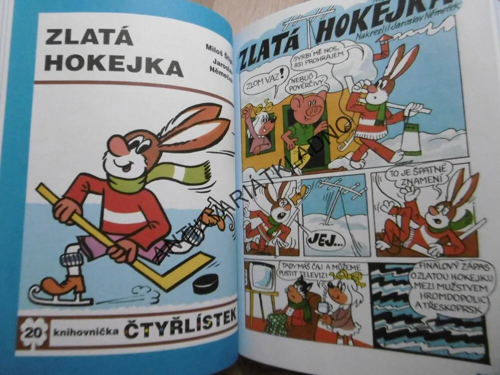 SLAVNÉ PŘÍBĚHY ČTYŘLÍSTKU, 2., ČTYŘLÍSTEK, NĚMEČEK, **an