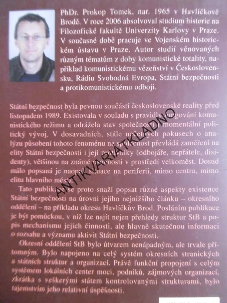 OKRES NA VÝCHODĚ, 1960-1989, PROKOP TOMEK, **an