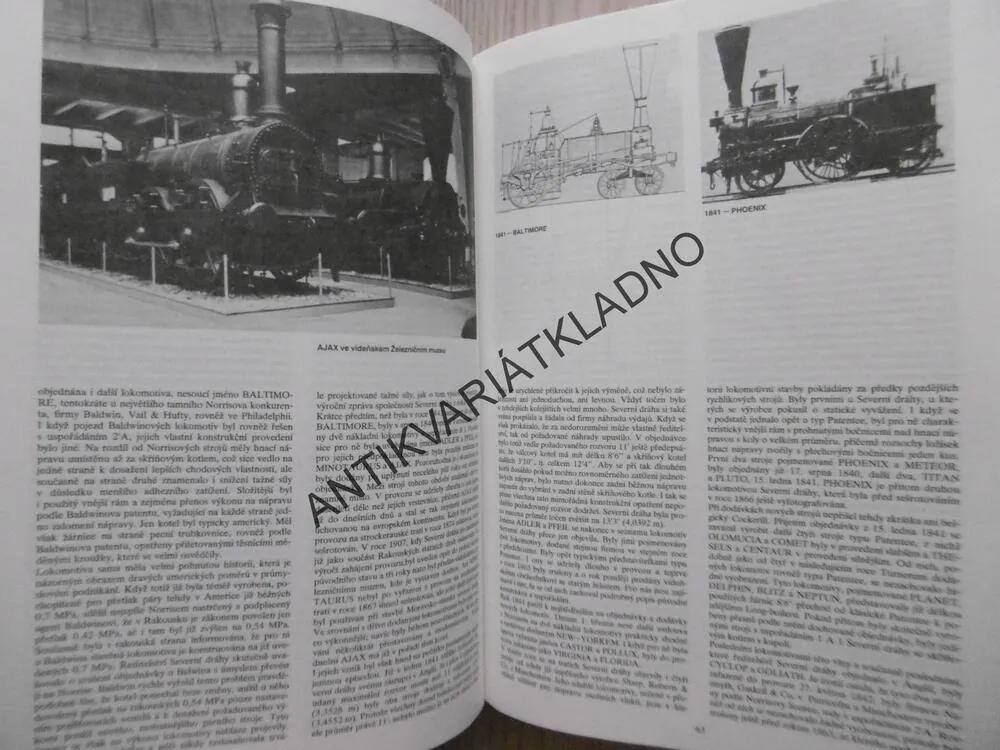 ČTENÍ O SEVERNÍ DRÁZE FERDINANDOVĚ, ŽELEZNICE, 1990, **an