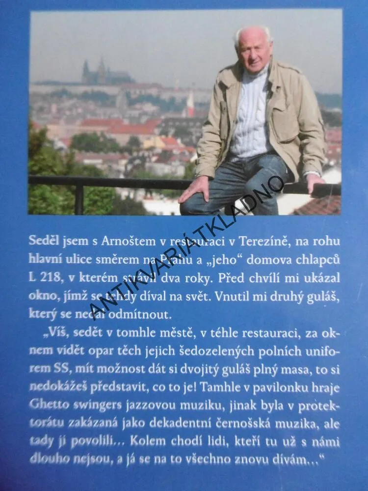ARNOŠT LUSTIG ZADNÍM VCHODEM, FRANTIŠEK CINGER, **an