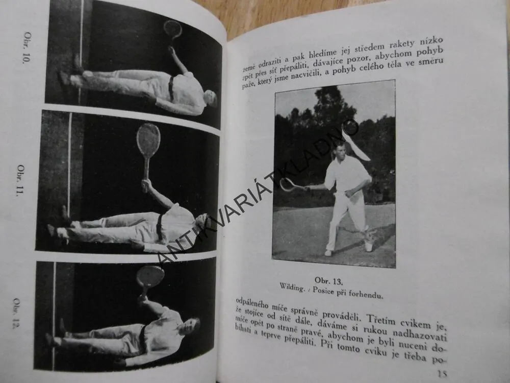 STRUČNÝ NÁVOD JAK HRÁT LAWN-TENNIS, TENIS, 