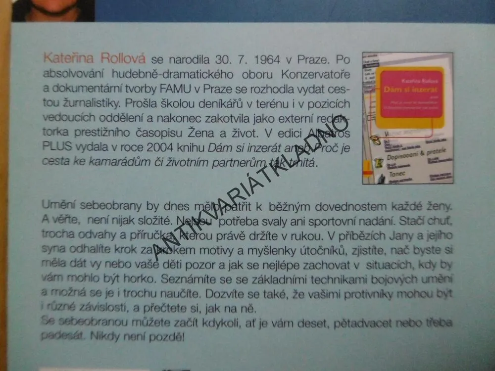 STAŇTE SE SVÝM BODYGUARDEM, KATEŘINA ROLLOVÁ, SEBEOBRANA, **an
