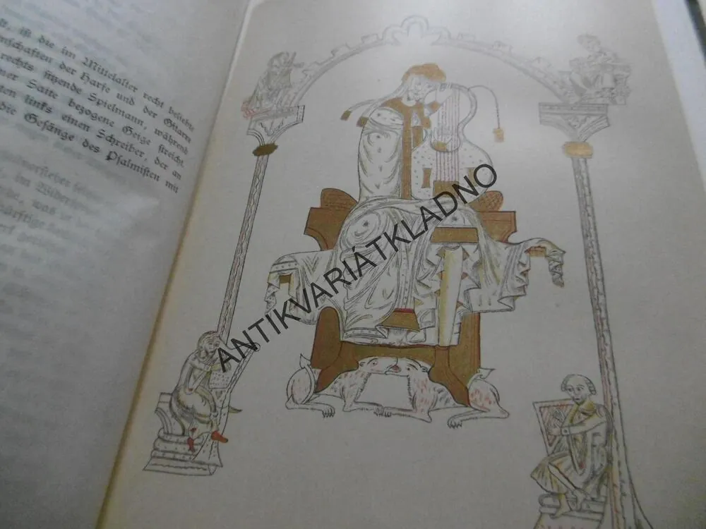 HISTORIE NĚMECKÉ LITERATURY, NĚMECKY,15 LITOGRAFIE, 1904