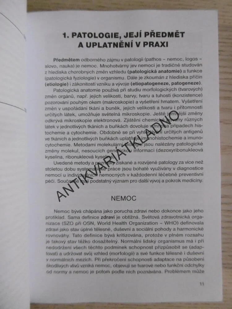 PATOLOGIE, JAN STŘÍTESKÝ, **an