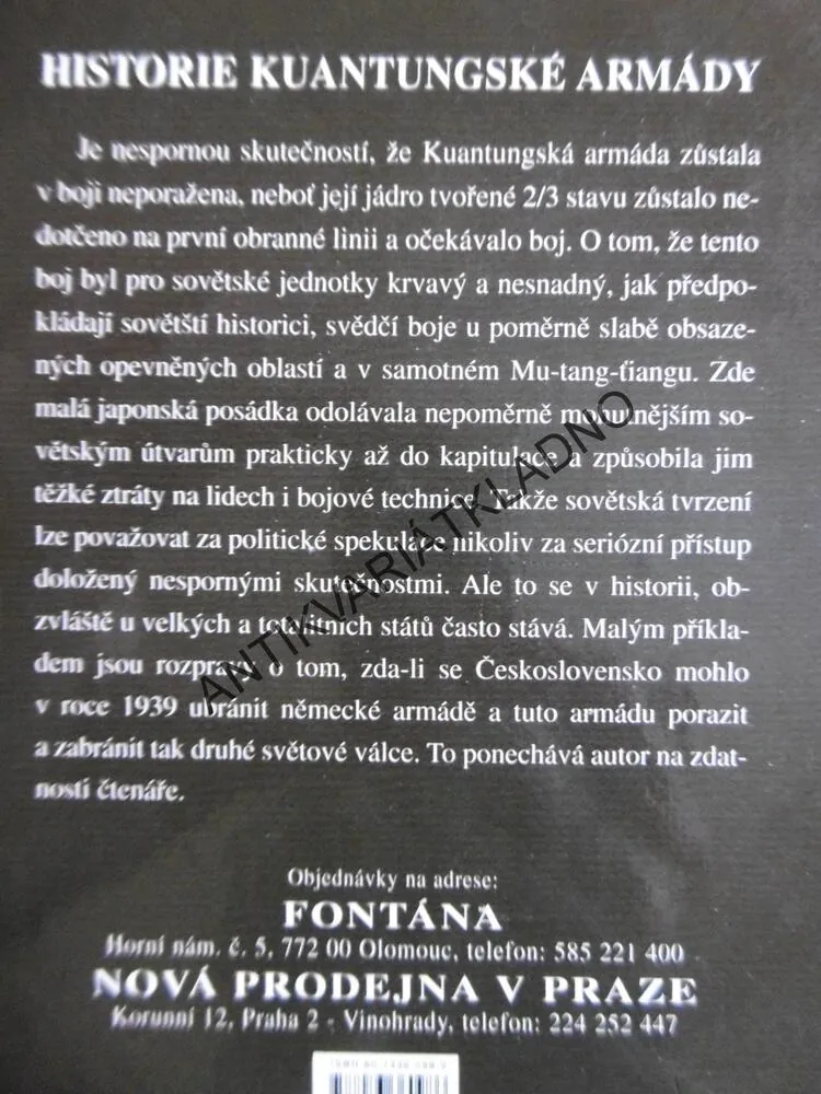 DĚJINY VÁLEK, HISTORIE KUANTUNGSKÉ ARMÁDY, KANTÓ GUN, **an