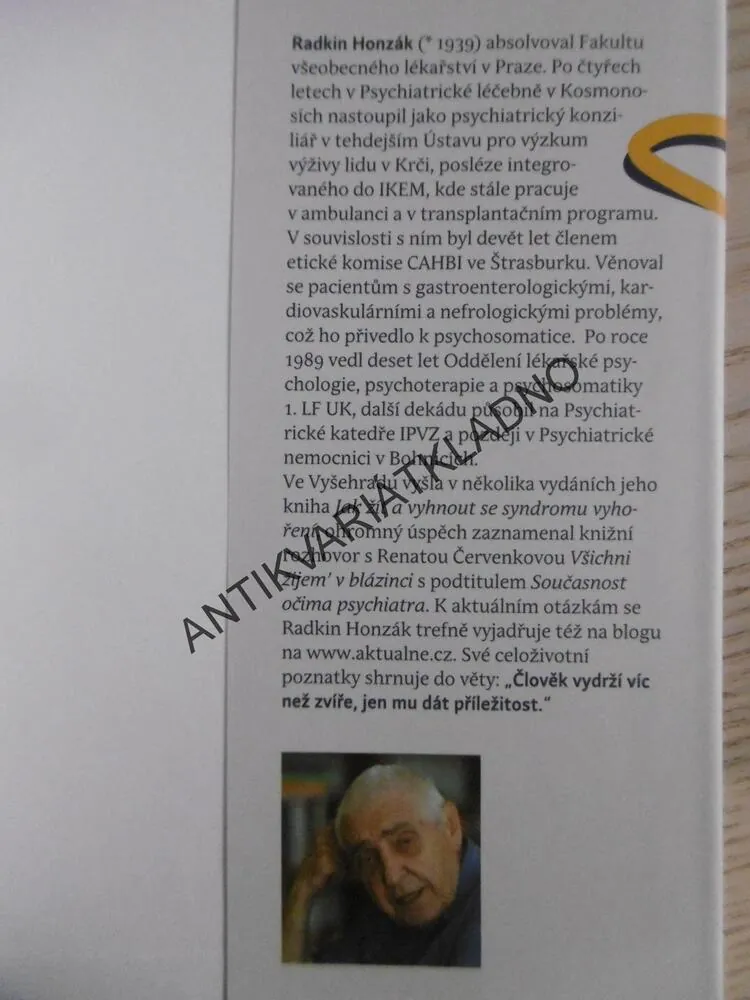 PSYCHOSOMATICKÁ PRVOUKA, RADKIN HONZÁK, **an