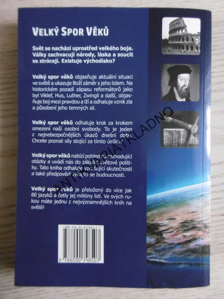 VELKÝ SPOR VĚKŮ, ELLEN G. WHITE, **an