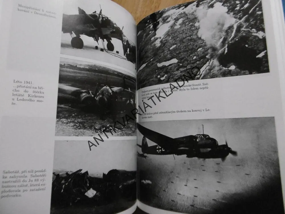 JUNKERS JU 88, NAD LEDEM A SAHAROU, STAHL,VÁLKA ,LETECTVÍ, **an