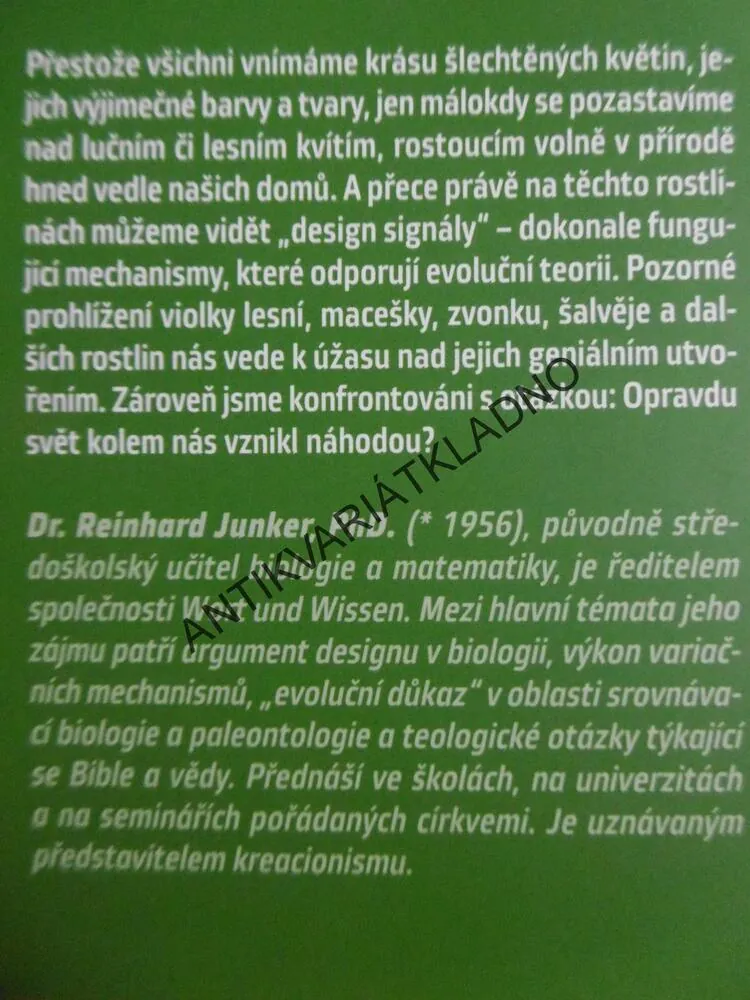 OBDIVUHODNÁ TAJEMSTVÍ ZE SVĚTA PŘÍRODY, ROSTLINY, JUNKER,, **an