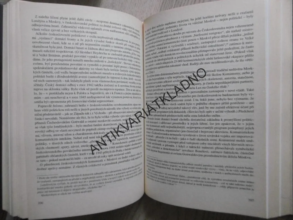 OSUDNÝ OMYL EDVARDA BENEŠE, TOMAN BROD, **an