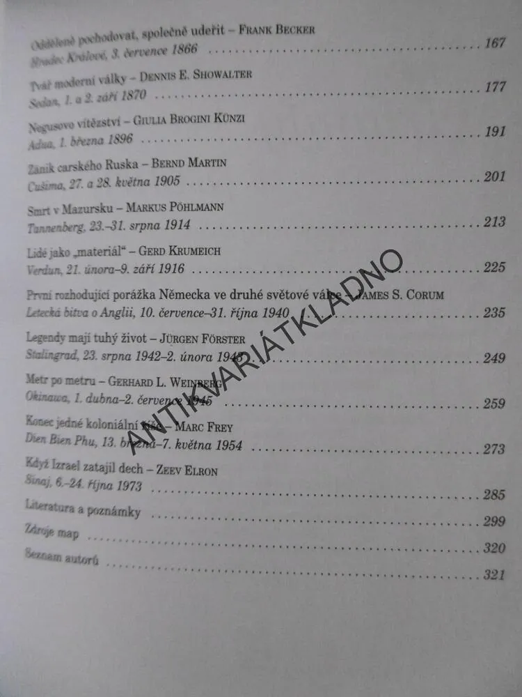 TRIUMFY A PROHRY, SLAVNÉ BITVY SVĚTOVÝCH DĚJIN OD SALAMÍNY PO SINAJ, **an